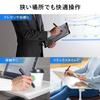 Беспроводная ручка-мышь Sanwa Direct, совместимая с и с хранением, подключение Bluetooth/USB-A/USB-C, Windows, Mac, iPadOS, Android, перезаряжаемая,