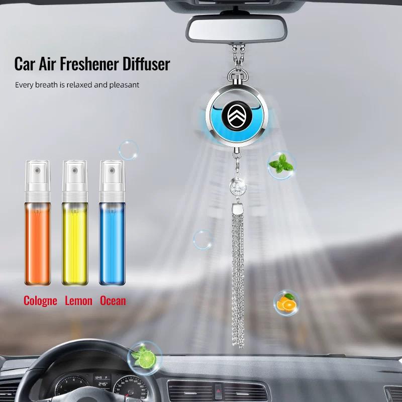 Автомобильный освежитель воздуха, парфюмерный подвесной диффузор для Citroen C3 C5 AIRCROSS C5X C4 Cactus PICASSO e-C3 e-C4 Celysee C1 C6 C2