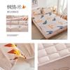 Thicken Quilted Bedspread Elastic Sheets Cotton Soft Bedding Sheet Mattress Cover Non-slip Sheet Dust Cover Fitted Sheet Mattress Topper