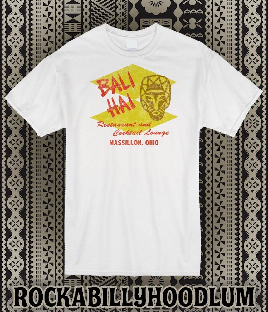 Retro Tiki Art Tee T Shirt Cotton Mug Bar Restaurant Bali Hai Massillon Ohio Unisex T-Shirt