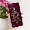 For Realme C21Y C25Y C21 Royal Crown Initial Letter Couple Phone Case For Realme C21 C 21Y C25Y Soft Silicone TPU Bumpers