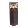 WHITNEY Outdoor Bollard - BRILLIANT - Rust Color - Metal/plastic E27 1x52W