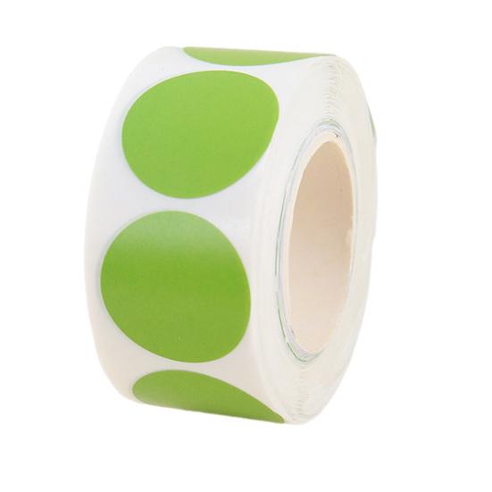 500 шт. 1" цветные наклейки с точками круглые цветные этикетки водонепроницаемые наклейки с точками в горошек для офиса, класса для студентов