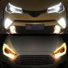 2pcs Car Flexible Strip LED Headlight Sequential Slim Turn Signal Light DRL 60cm