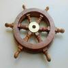 Морской Деревянный Штурвал Корабля Пиратский Декор Дерево Латунь Рыбалка Стена Лодка 30,48 см