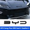 Для BYD Seal U Sealion 6 Song Plus DMI Черный Передний Значок Модификация Черный Воин Значок Автомобиля Покрывающие Стиль Значок