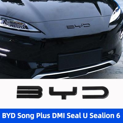 Для BYD Seal U Sealion 6 Song Plus DMI Черный Передний Значок Модификация Черный Воин Значок Автомобиля Покрывающие Стиль Значок