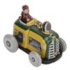 Wind Up Vintage Car Toy Iron Clockwork Retro Car Model Figure Photography Prop Decoration for Collection Christmas Birthday Party Gift