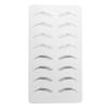 Microblading Practice Skin Inkless Wide Eyebrows Microblading Training Sheet for Beginner 01
