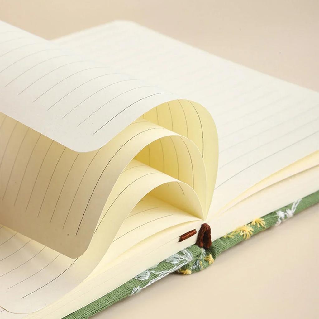 1 шт. А6 вышитый цветочный блокнот портативный справочник ультра-толстый студенческий дневник простой блокнот для студентов