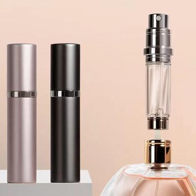 Многоразовая бутылка 5 мл, карманный размер, распылитель, дозатор духов, распылитель, насос, наполнение снизу, все необходимое для путешествий