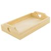 Wooden Tray with Heart Cutout 22 X 13 X 3 Cm