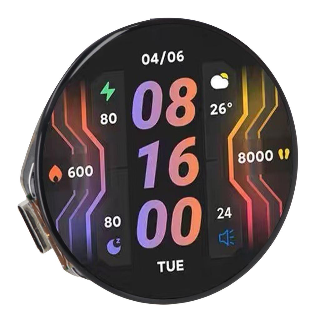 Development Board Fit for ESP32-S3R8 Xtensa 32 Bit LX7 Processor 1.46 Inch Round Touch Display LCD