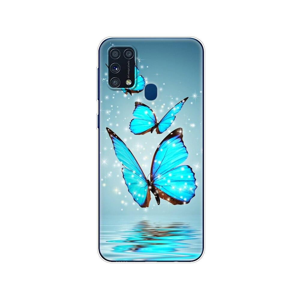 For Samsung M31 Case 6.4" Silicon Soft Tpu Cover For Samsung Galaxy M31 M 31 SM-M315FZBVSER M315 Phone Back Protective Shell