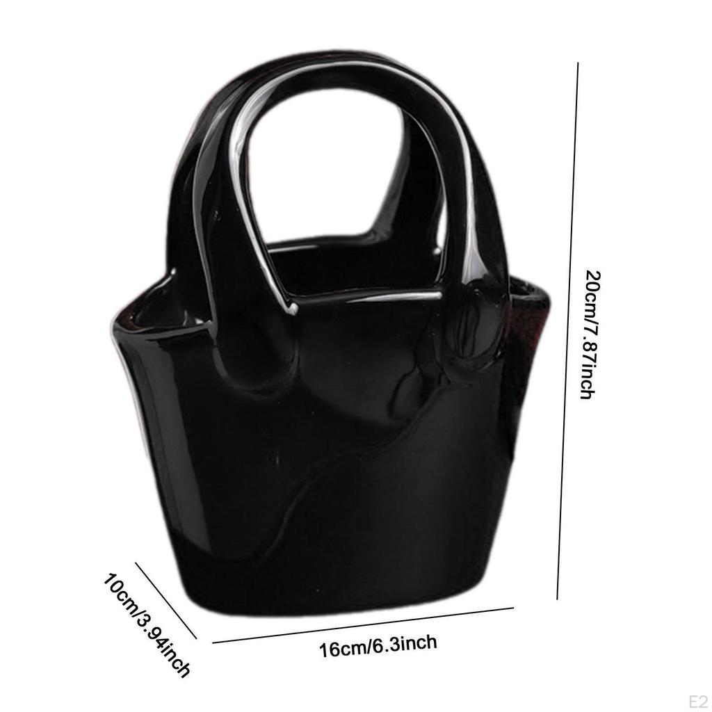 Сумка Ваза Домашний Декор Эстетика с Ручками Сумка Цветочная Композиция Украшение для Садового Стола