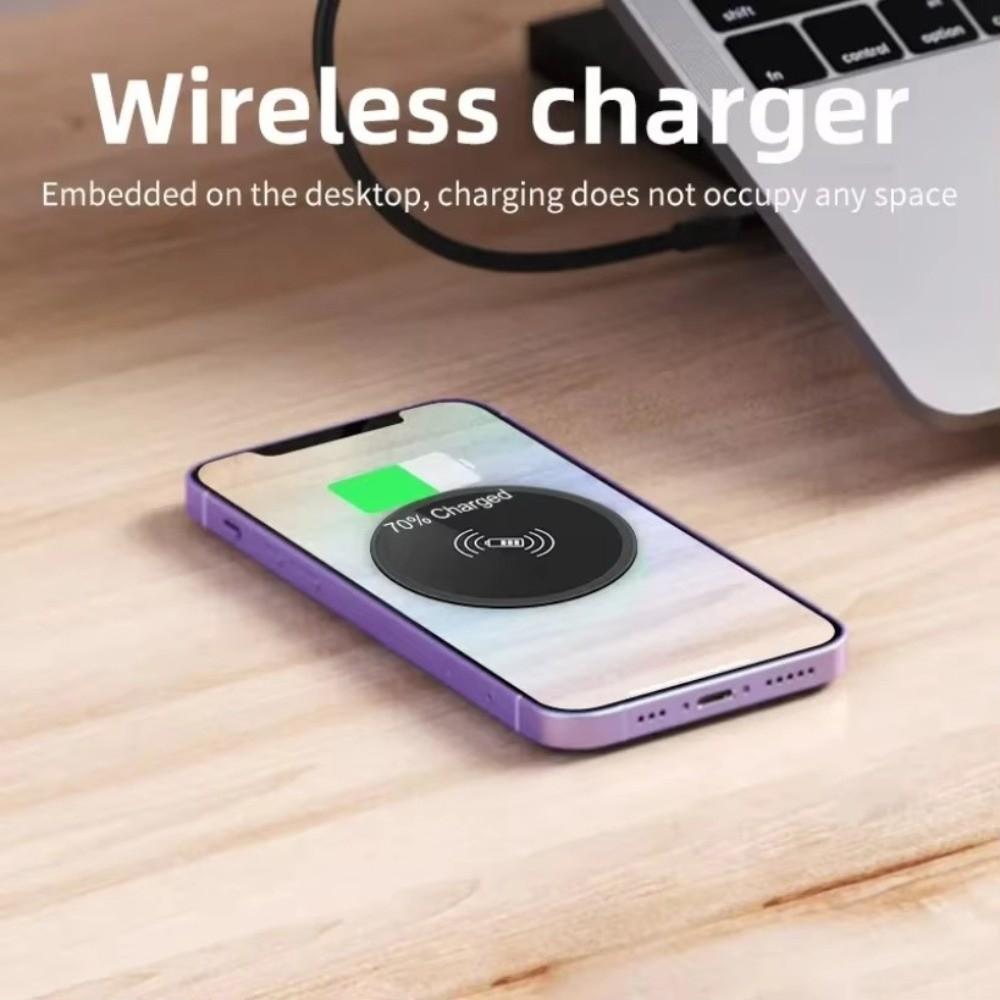 15W Fast Wireless Charger Pad Fast Charging Inductive Charging Base Desktop Wireless Charger