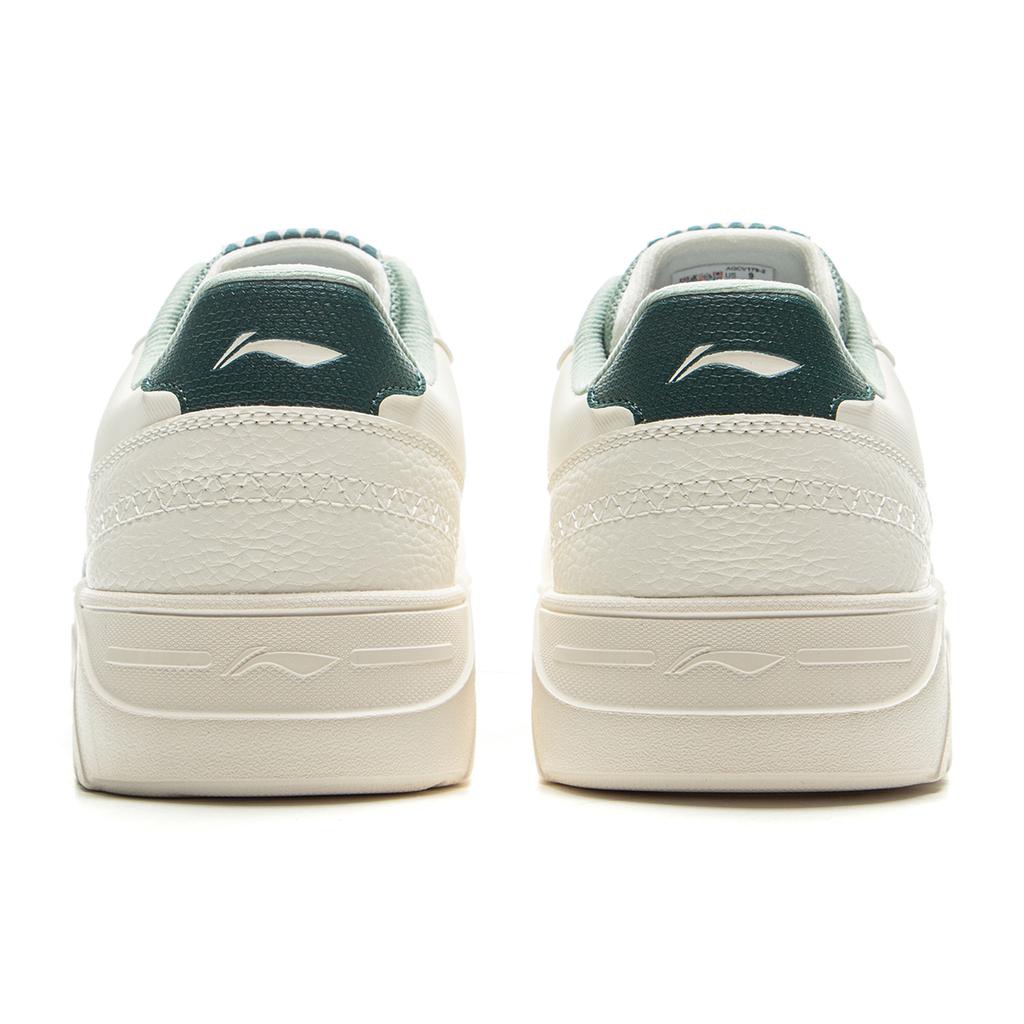 Li-Ning Youthful Classic Fashion Versatile White Sneakers Men Sneakers Light-Green AGCV179-2