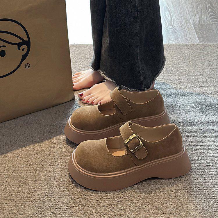 Лоферы на платформе женские весна 2025 новая модная верхняя одежда высокого класса sense one pedal