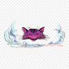 Arthur Rackham Cheshire Cat Whiskers Iron On Heat Transfer Printing Vinyl Patches Sticker for Clothes DIY Appliques Washable Patches
