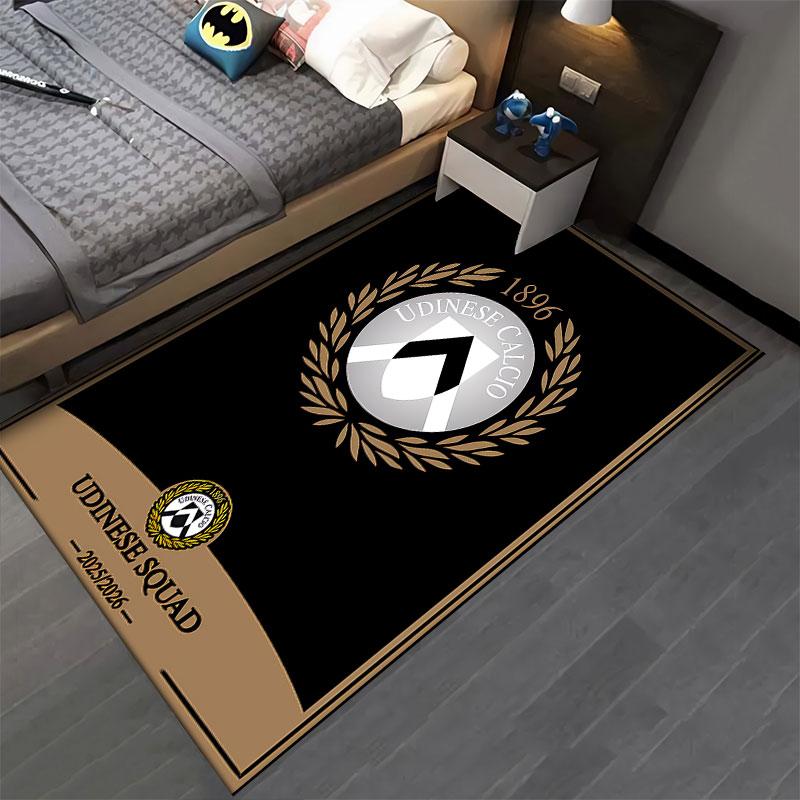 Udinese Calcio Logo Rug suitable as a non-slip mat for the living room or bedroom sofa