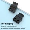 Anti-Dust Protection for Laptop and Computer with 5/10Pcs Type-A USB Port Plug with Handle