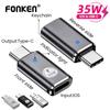 FONKEN USB C To Lightning Adapter PD 35W Fast Charging Data Transfer Lightning To Type-C Connector Adaptor For iPhone 15 Pro Max 14 13 12 11