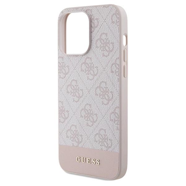 Guess 4G Stripe Collection Case For Iphone 14 Pro - Pink