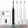 Unisex Rechargeable Ultrasonic Toothbrush with Soft Bristles for Travel and Home Use