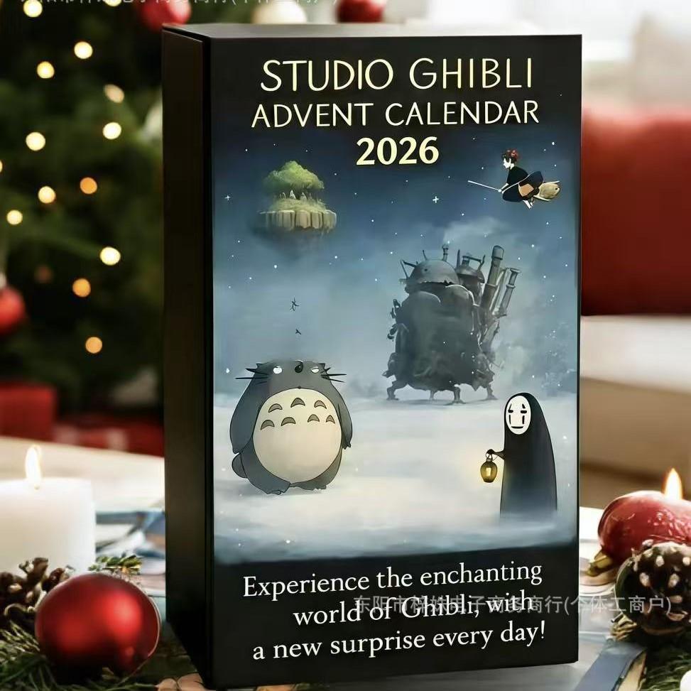 Настенный календарь Studio Ghibli на 2026 год, Классические сцены из фильмов Миядзаки, Тоторо Унесенные призраками Ходячий замок Хаула Декор, Подарок для фанатов