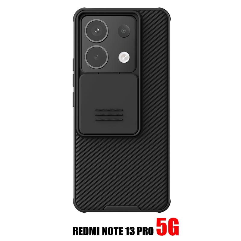 Nillkin для Xiaomi Redmi Note 13 Pro 5G Чехол CamShield Слайдер Крышка объектива камеры Черный Чехлы funda