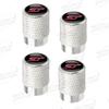 Aluminum For ST Logo Ford Focus Fiesta Mondeo Ecosport Puma Bronco C-MAX Hybrid 4pcs Car Decor Wheel Tire Valve x25 Caps Stem Cover