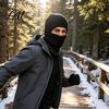 Soft Winter Hat Men Knit Hooded Scarf Hat Warm Balaclava Hood for Cold Accessories Weather Windproof Neck Warmer Skull Cap Outdoor Cycling