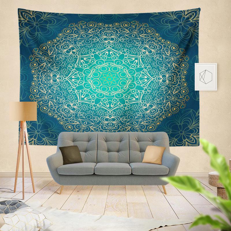 Mandala Tapestry Bedroom Decoration Painting Room Background Wall Cloth Bedhead Hanging Cloth