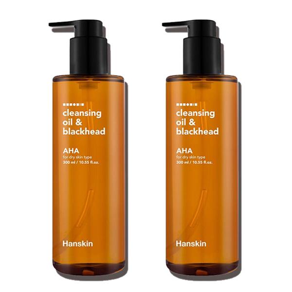Hanskin Cleansing Oil & Blackhead AHA, BHA, PHA, 300мл, корейская очищающая косметика, популярный продукт