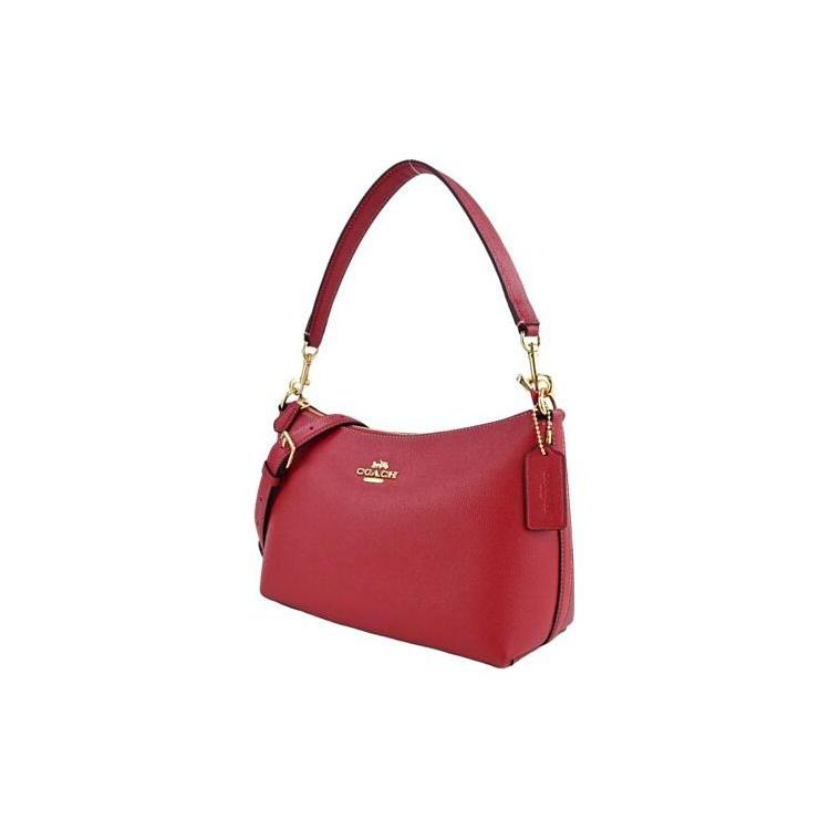 New COACH Cow Leather Portable Crossbody Bag, Shoulder Bag Medium Size Women's Red CE584-IMF8Q