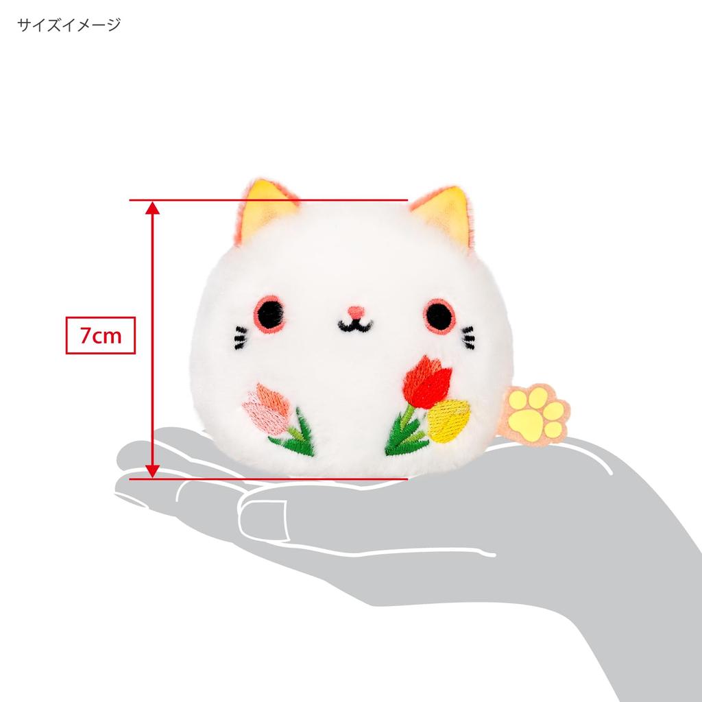 Sanei Boeki Dango Friends Flower Cat Dango Tulip x D6 x H7cm мягкая игрушка NDH02 W7.5
