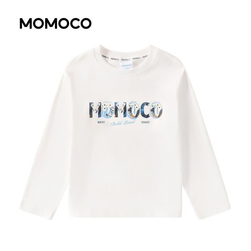 Повседневная футболка с длинным рукавом для мальчиков MOMOCO