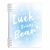 Gradient Color Binder Notebook Detachable Notepad Durable Loose-leaf Notebook  Studnets