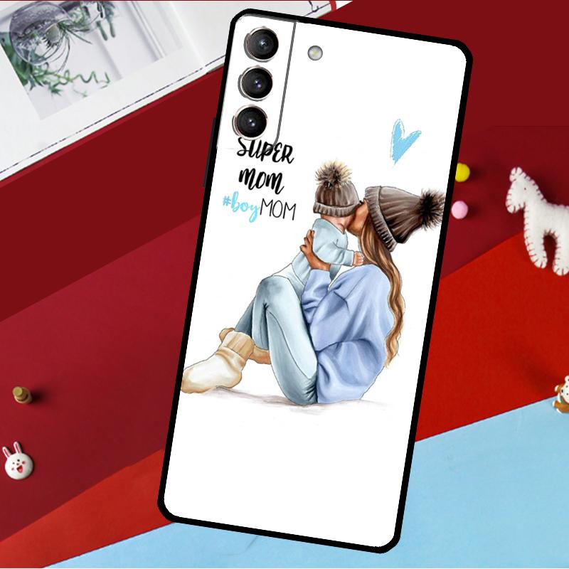 СУПЕР МАМА МАМА МАМА МИЛЫЙ МАЛЫШ Чехол Для Samsung Galaxy S25 S24 S22 S23 Ultra Plus S20 S21 FE S9 S10 S25 FE Чехол для телефона