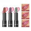 3-color Diamond Color Changing Lipstick With Pearl Shimmer, Moisturizing And Easy To Color