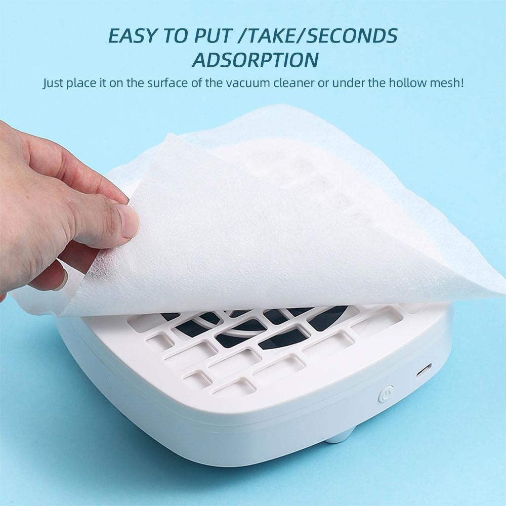 3200RPM USB Mini Nail Dust Collector Portable Nail Dust Extractor Nail Vacuum Cleaner Fan Nail Art Manicure Fan With Filter