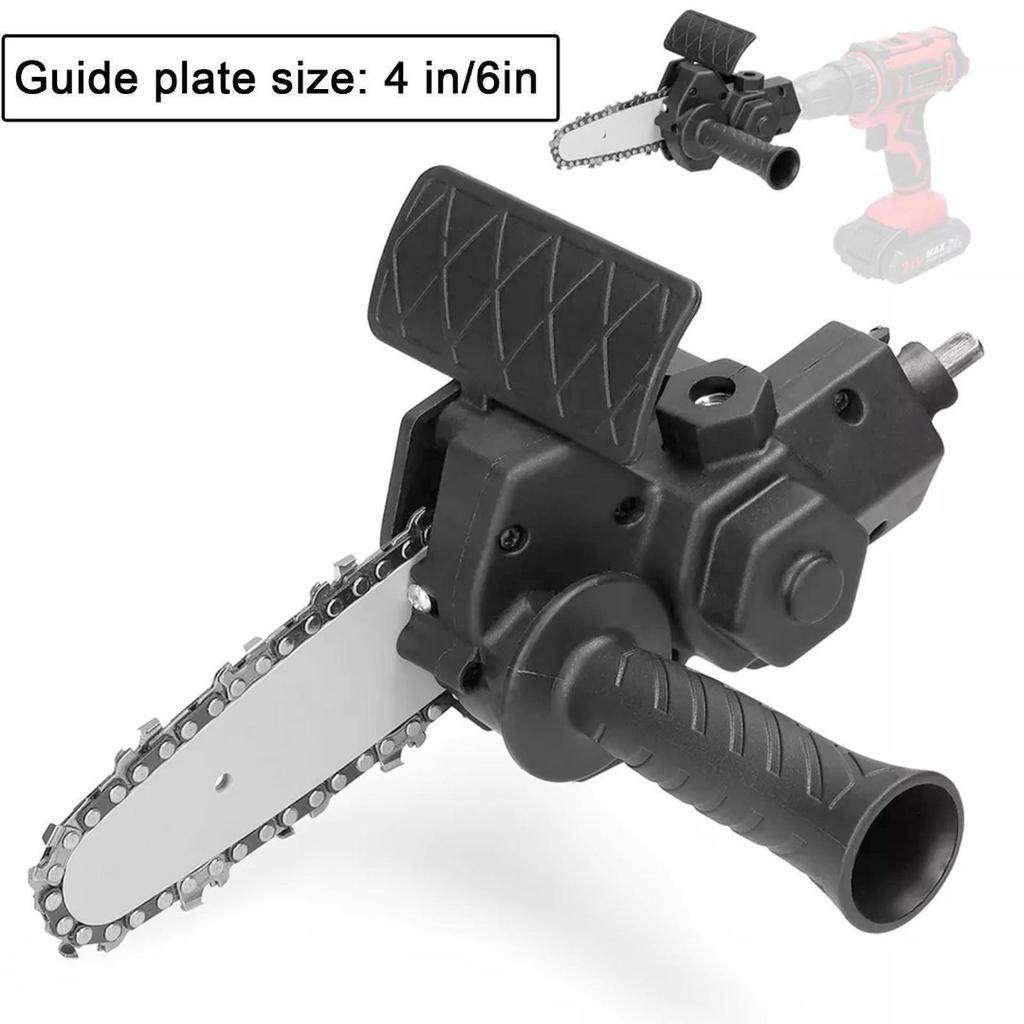 4/6-дюймовая беспроводная электрическая цепная пила, небольшая ручная мини-пила, беспроводная бензопила с литиевой батареей, уличная лесозаготовка, сад, электрический преобразователь дрели