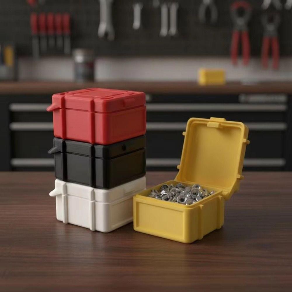 1Pcs PET Material Stackable Storage Box Sealed Bayonet Box for Screws Nuts Electronic Components