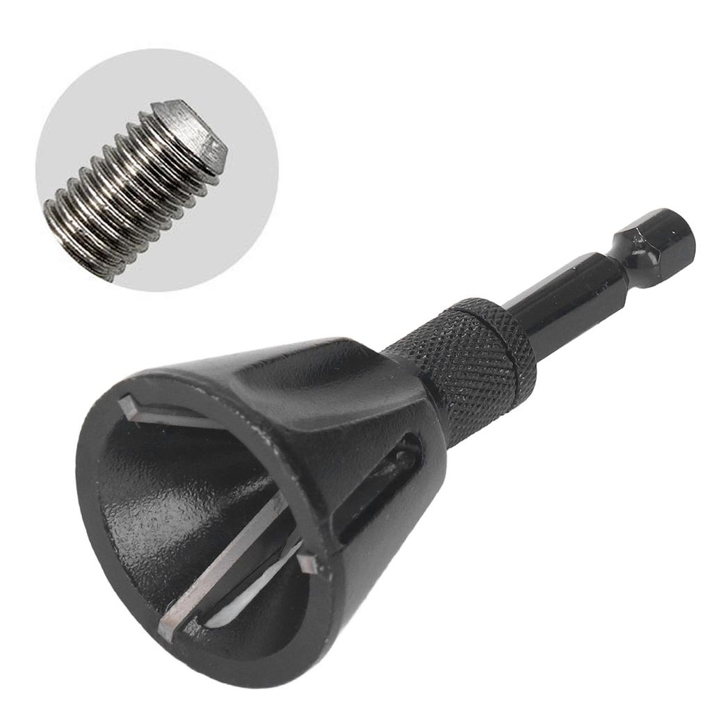 Инструмент для удаления заусенцев с внешней фаски. Профессиональный инструмент для удаления заусенцев высокой твердости с 1/4 дюйма Quick Re.