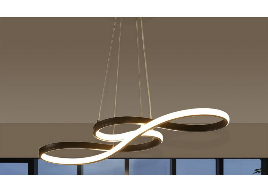 Светодиодный подвесной светильник в виде музыкальной ноты - Современный, асимметричный дизайн для гостиной, ресторана или скандинавских обеденных зон