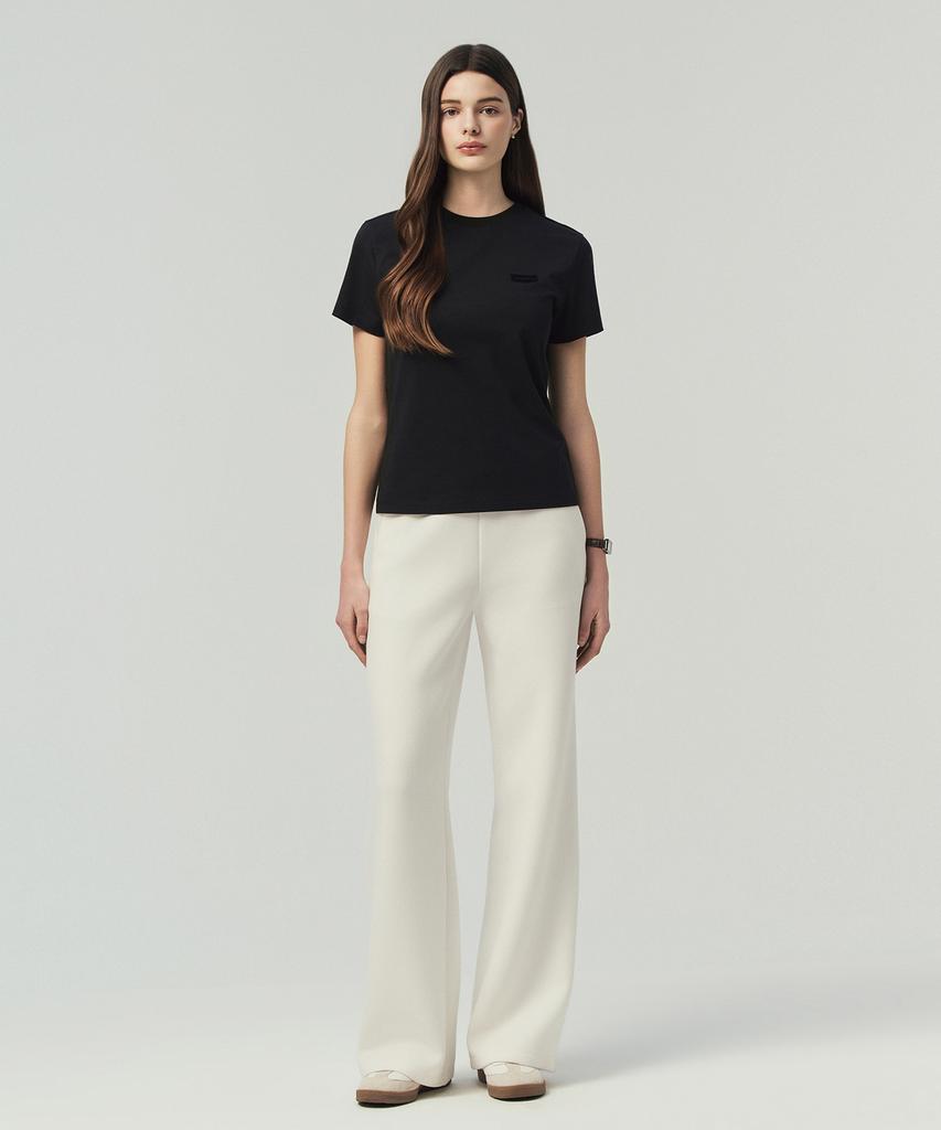 DUVETICA Soletto Wide N (Light Ivory) (Women'S Pants)