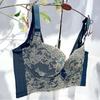 Gather Bra Women Lace Sexy Upper Support Bra Push Up Adjustable Invisible Bra Female Sensual Lingerie Fancy Underwear