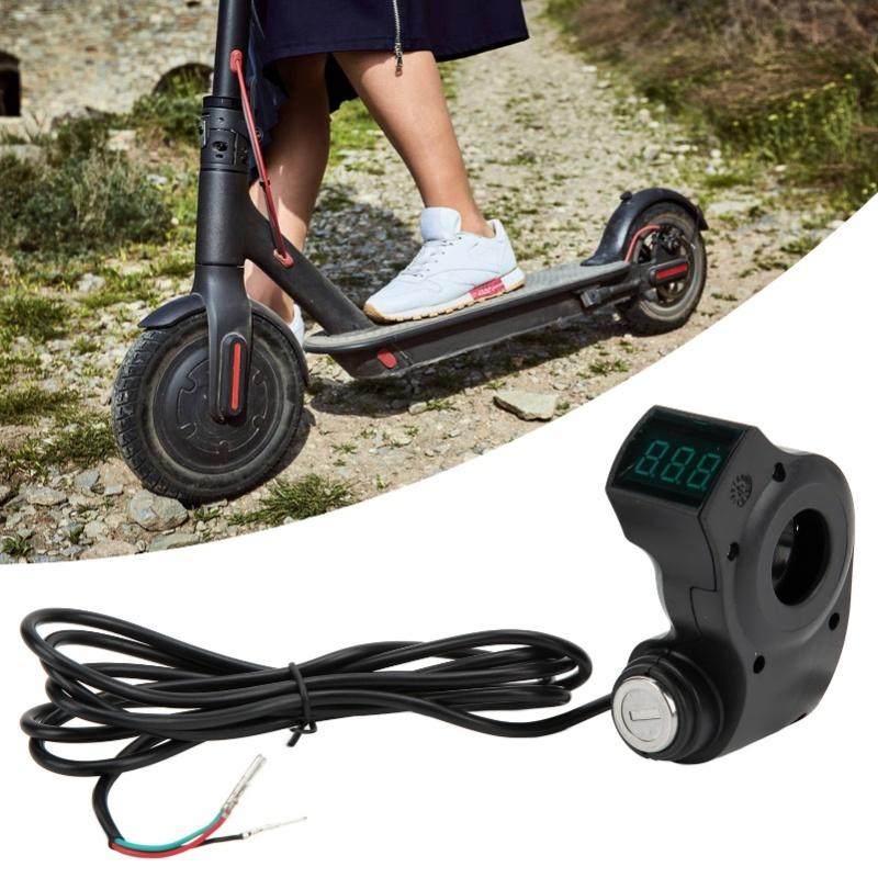 Electric Scooter Ignition Lock 3 Pin Plug One Button Start Scooter Switch Lock With 2 Keys For KUGOO For M4 Scooter