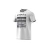 Mh Photo Tee Training Спортивные мужские топы с круглым вырезом с короткими рукавами, белые ED7287