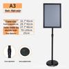 Stainless Steel Vertical Advertising Standee Display Stand for Hotels